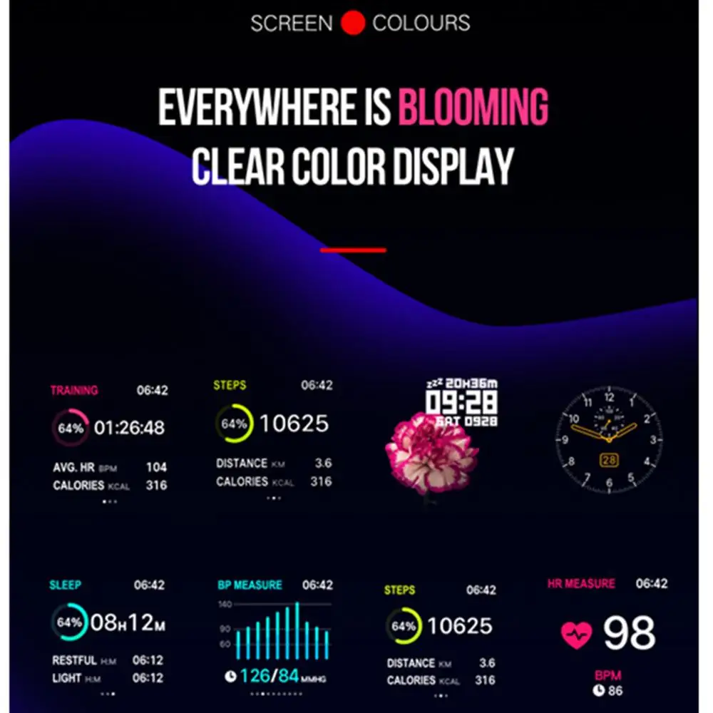 

2019 New B57 Smart Watch Men Waterproof Heart Rate Monitor Blood Pressure Sport Smartwatches Women For ios Android Huawei