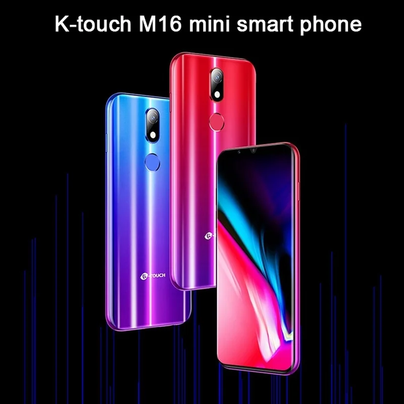 M16 Mini Android Сотовые телефоны MT6739V / CWA четыре ядра 32 ГБ/64 Гб ПЗУ отпечаток пальца