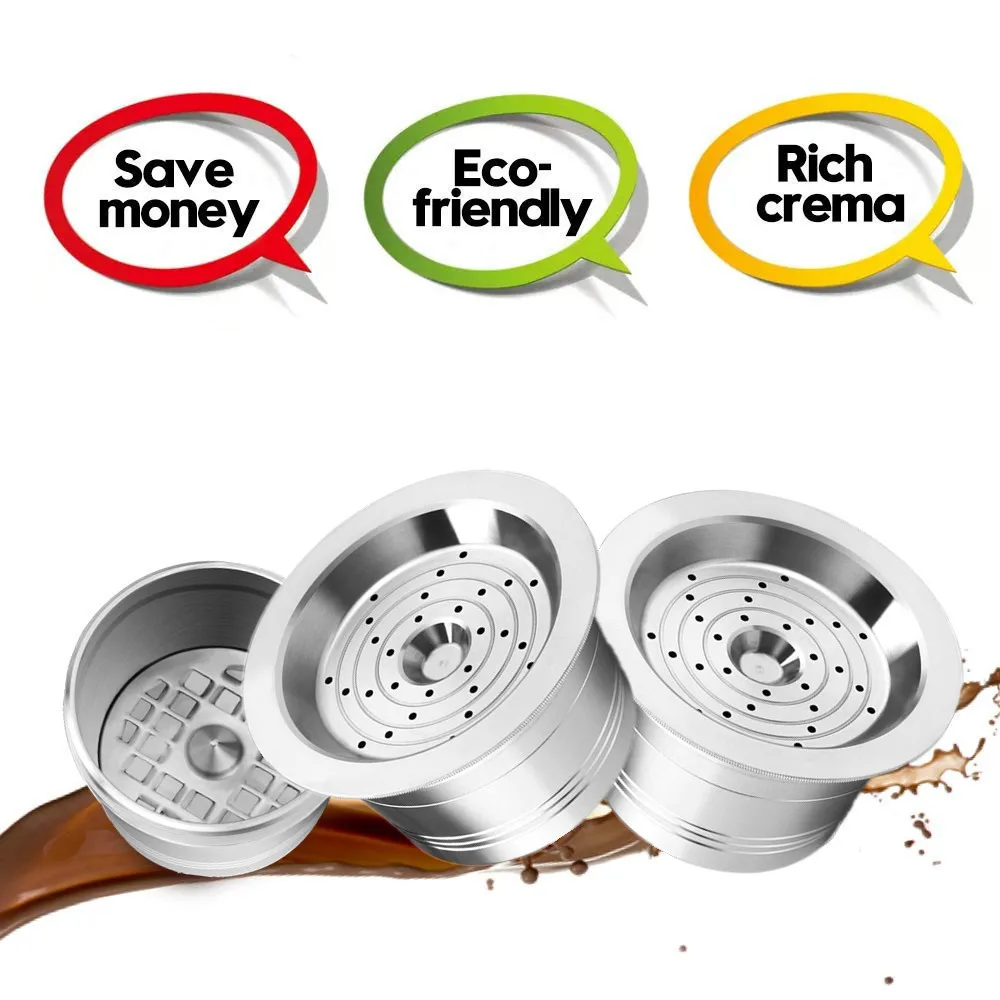 3 версии капсулы для кофе из нержавеющей стали для Caffitaly Tchibo cafessimo K-fee ALDI Expressi многоразовые фильтры для кафе