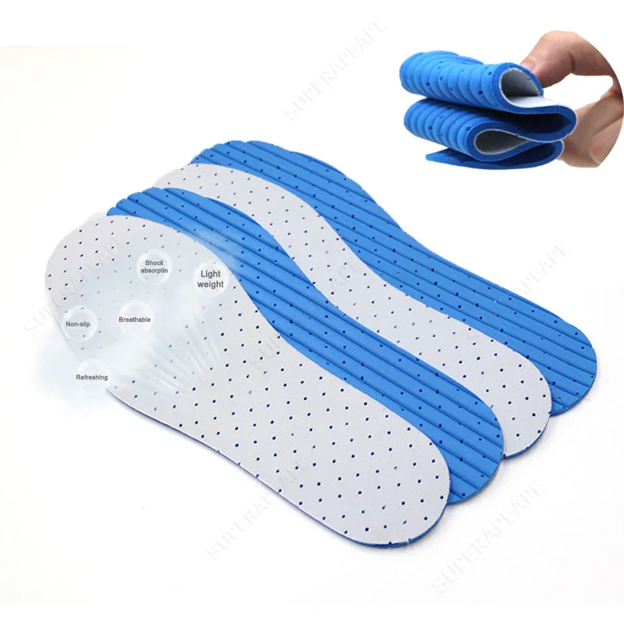 Впитывающие пот дышащие дезодорирующие стельки из материала стрейч Подошвенный