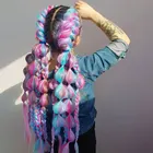 Оптовая продажа, косы из синтетических волос для женщин, 24 дюйма, 135 цветов