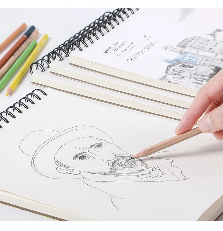 Спиральная книжка А5 в рулоне блокнот для скетчей журнал дневник подходит