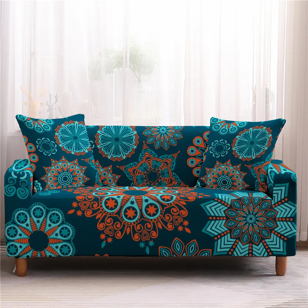 Чехлы для диванов эластичные чехлы Защитные 3D Богемия секционных спандекс 1/ 2/3 /4