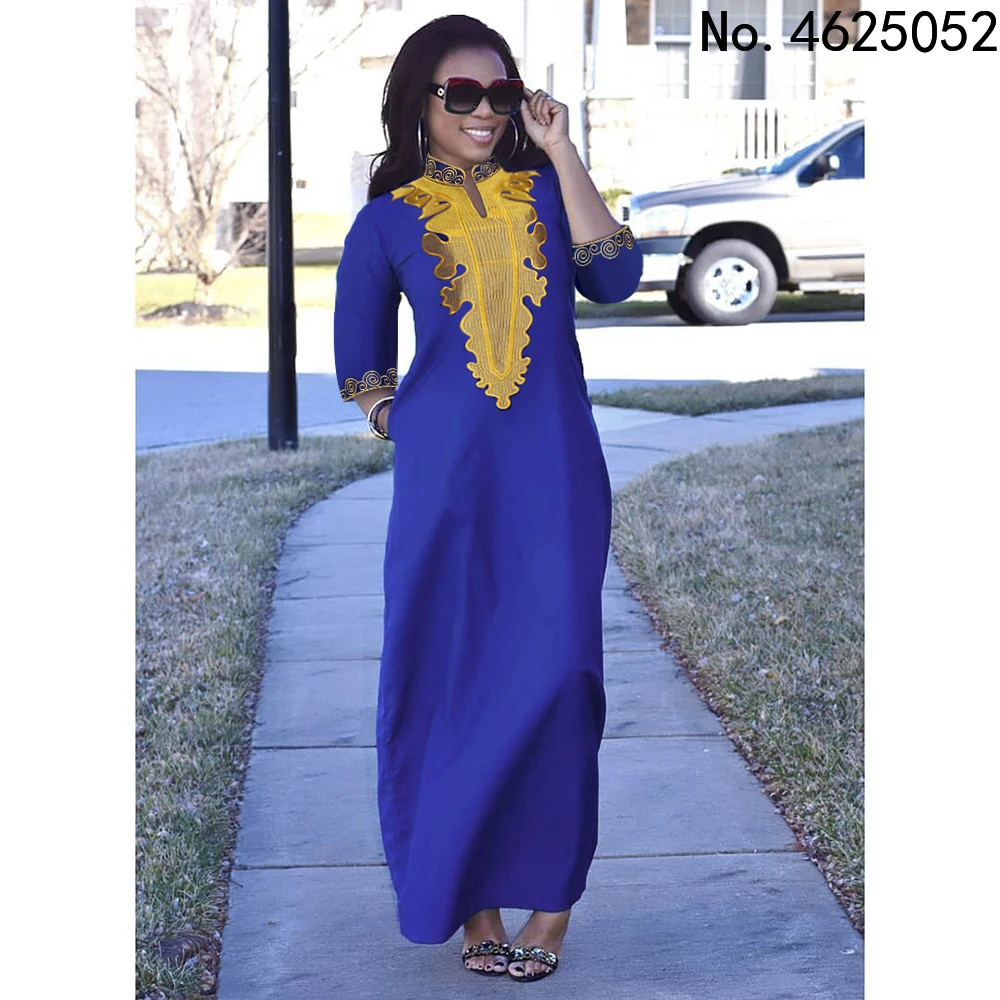 Африканские платья для женщин Дашики базин богатые традиционная африканская