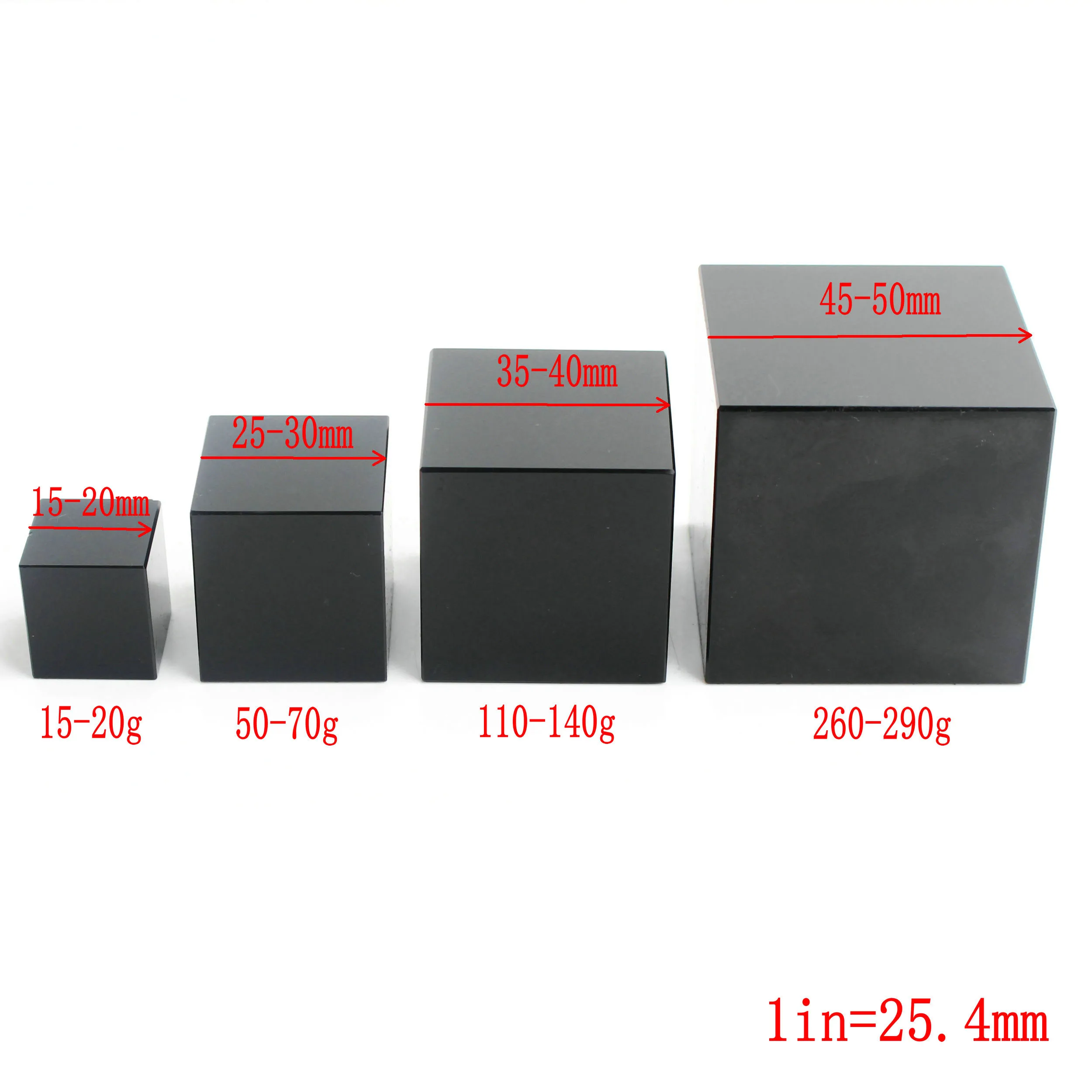 

1PC Natural Black Obsidian Block Crystal Square Shaped Pendant Cute Healing Gift Decoration