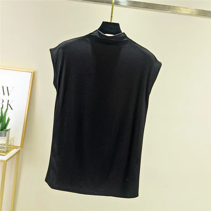 

2021 new fashion T-shirt pure cotton solid color casual women