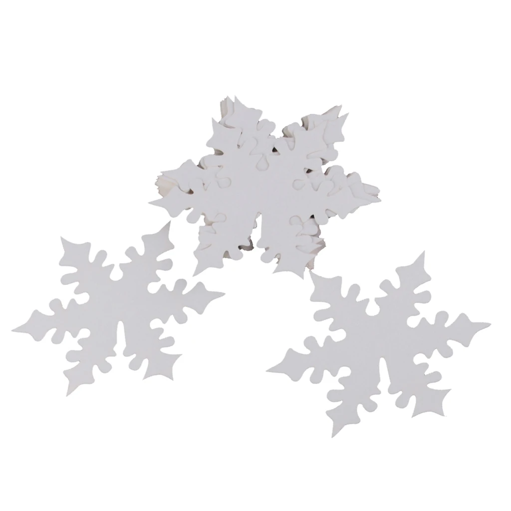 New 50pcs Snowflake Wine Table Glass Place Cards Xmas Wedding Beach Party Decor Favor Christmas Decoration Accessories | Дом и сад