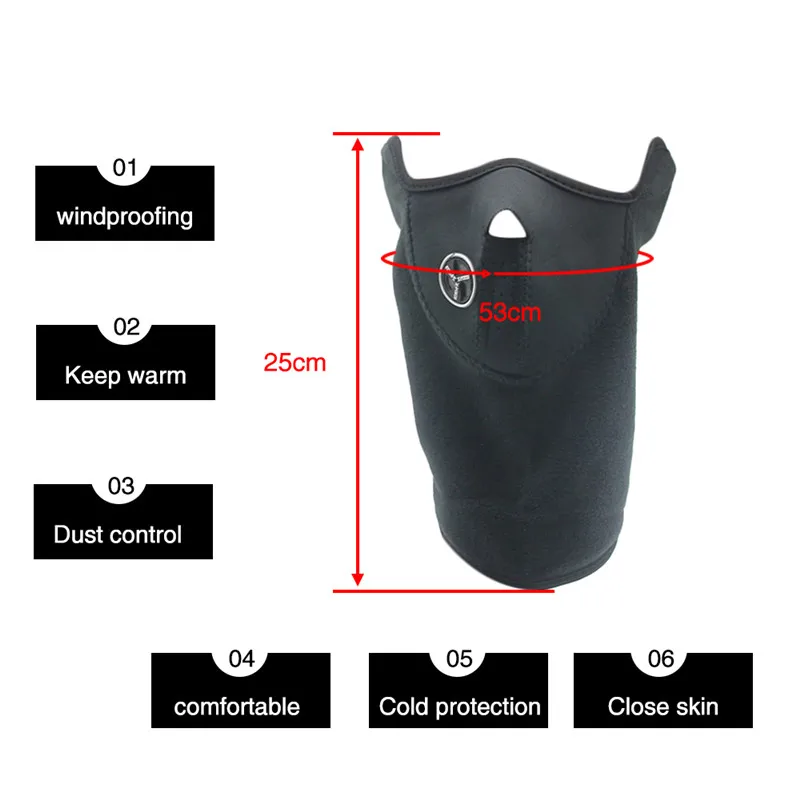 Теплая маска для шарфа Балаклава езды на велосипеде Спорт открытом воздухе