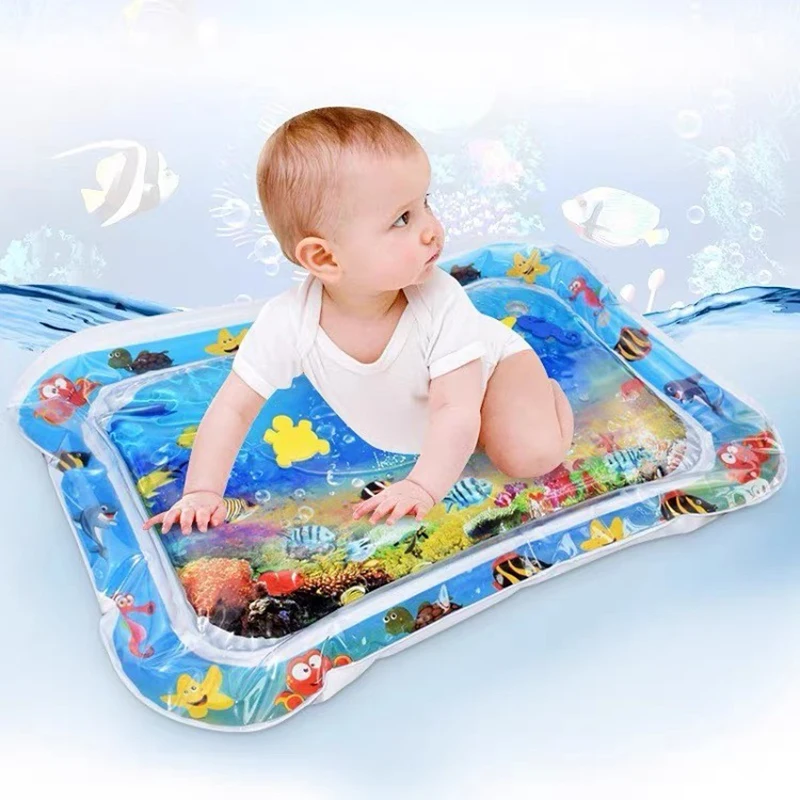 

Детский водный коврик, надувная подушка, водный игровой коврик для младенцев, развивающая детская игрушка для раннего развития, летние игру...
