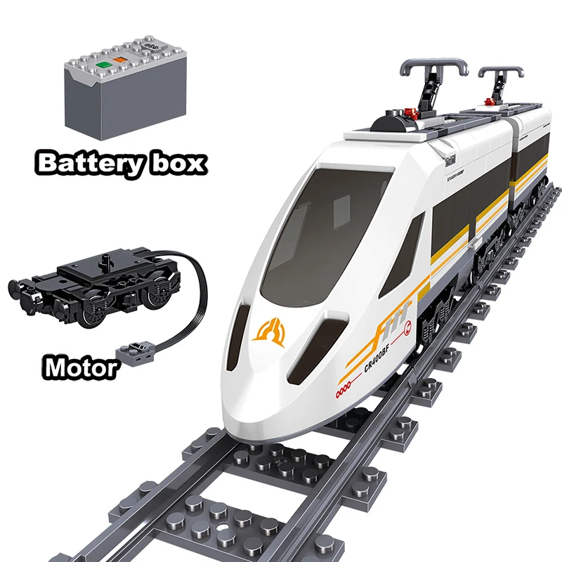 

641pcs Electric Revival High-speed Rail Building Blocks Compatibe Technical Railway Train Bricks For Children Toys