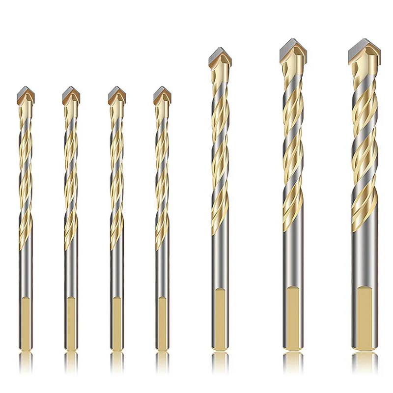 7 Pcs Drill Bit Set With Storage Case & 10 Magnetic Hex Anti Slip Phillips Screw Head Screwdriver Bits | Инструменты
