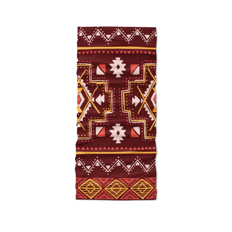 Женский шарф с 3D принтом повязка на голову в богемном стиле модный ретро хиджаб