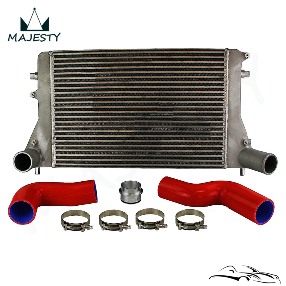 Интеркулер + силиконовый шланг/труба/трубопровод (Версия 2) Наборы для VW 06 10 GTI Golf