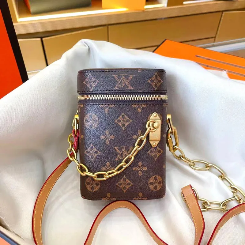 

New Fashion Print All-match High-quality Shoulder Diagonal Mobile Phone Bag Lipstick Bag Purses and Handbags Luxury Cc Gg