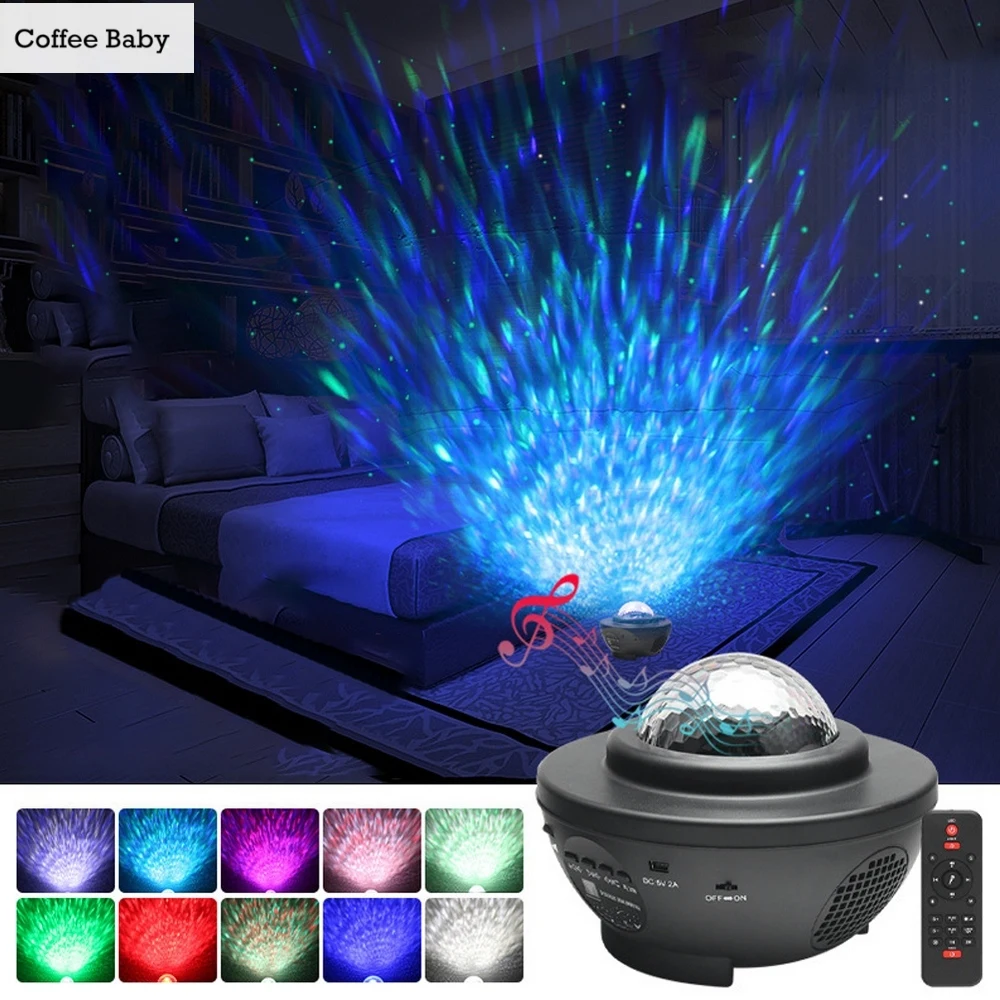 USB Галактическая Звездная Ночная лампа светодиодный проектор звездного неба