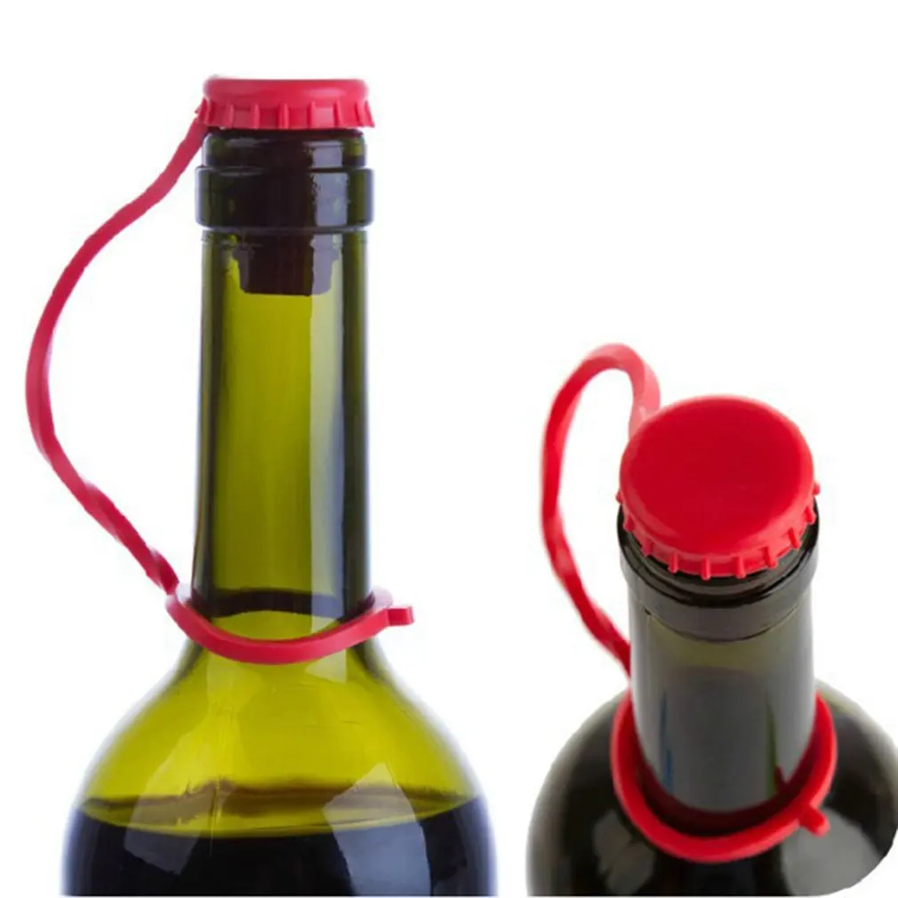 Кухня анти-потеря силиконовая висячая Кнопка приправа пивная пробка для винной