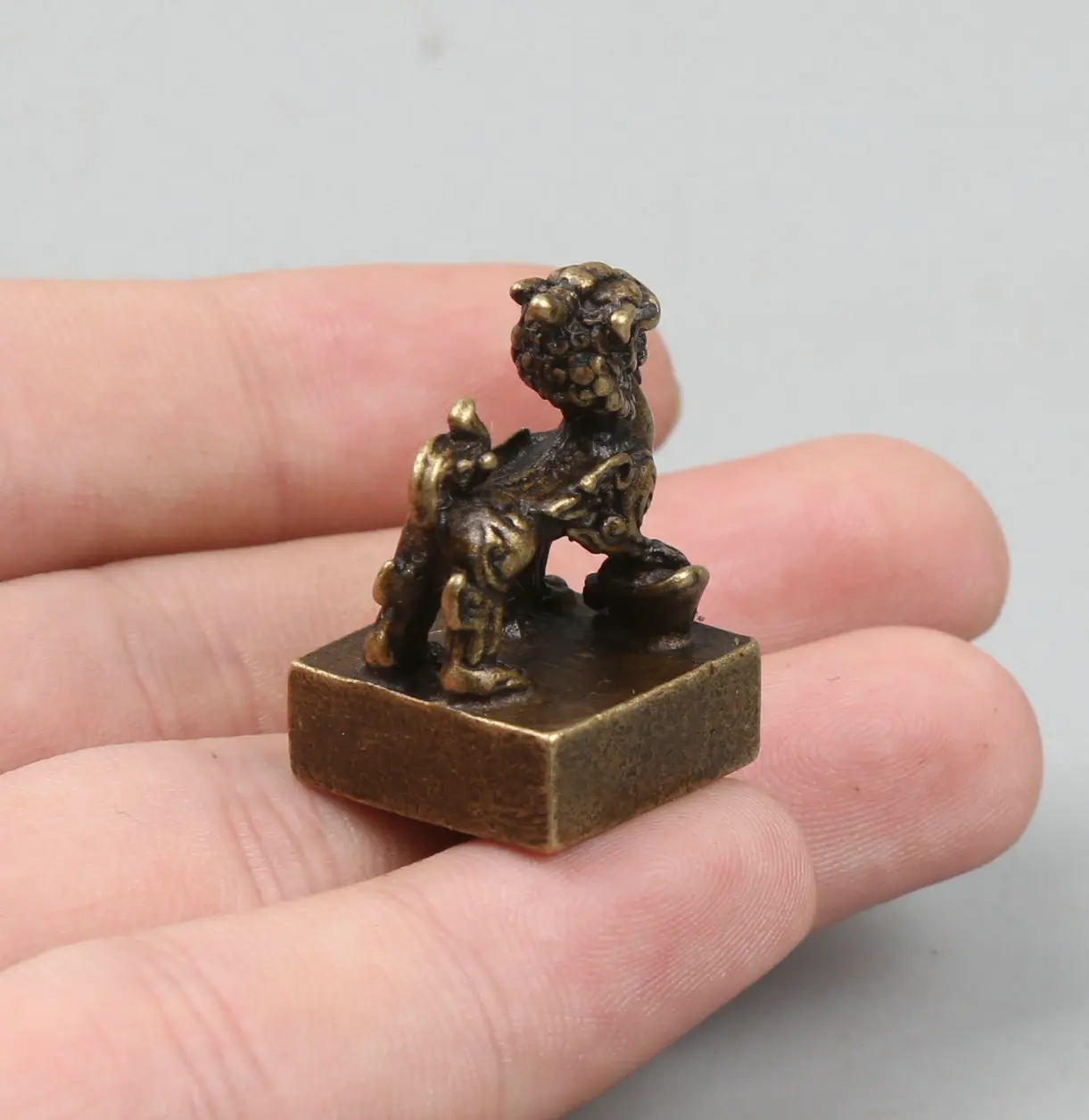 Коллекция редких китайских сувениров 26 мм/1 дюйм маленькая бронзовая Изысканная