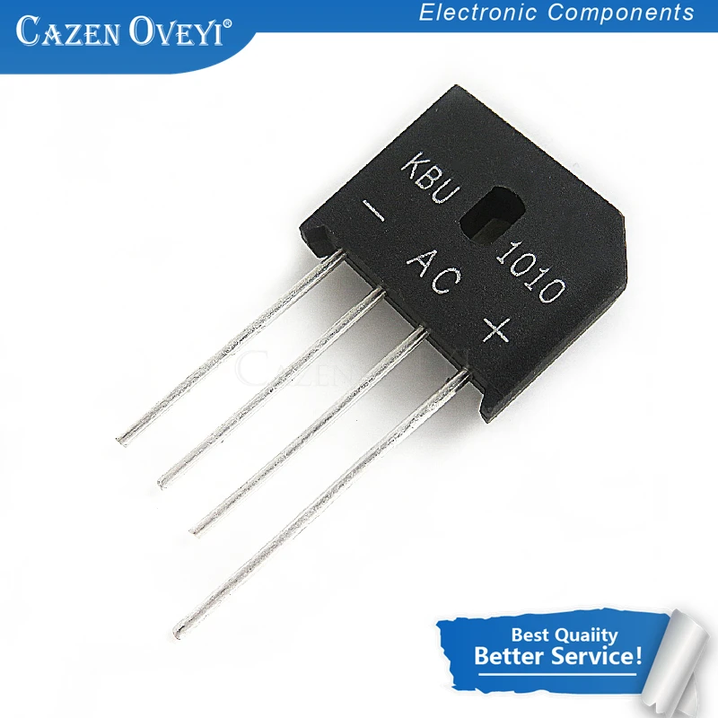 10 шт. / Лот KBU1010 KBU-1010 ZIP-4 10A 1000V диодный мост выпрямитель новый и оригинальный IC в
