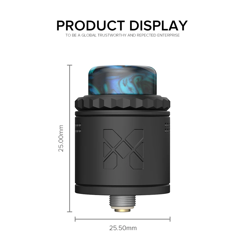Оригинальная емкость Vandy Vape M V2 RDA Tank 2 мл атомайзер Top Airflow Dual KA1 электронная