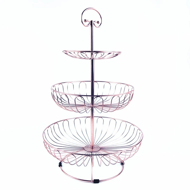

3-Tier Cupcake Stand Wedding Event Party Dessert Display Tower Metal Serving Tray
