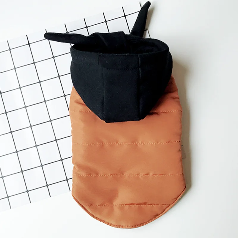 Зимняя бархатная одежда для маленьких собак пальто щенка красный синий желтый