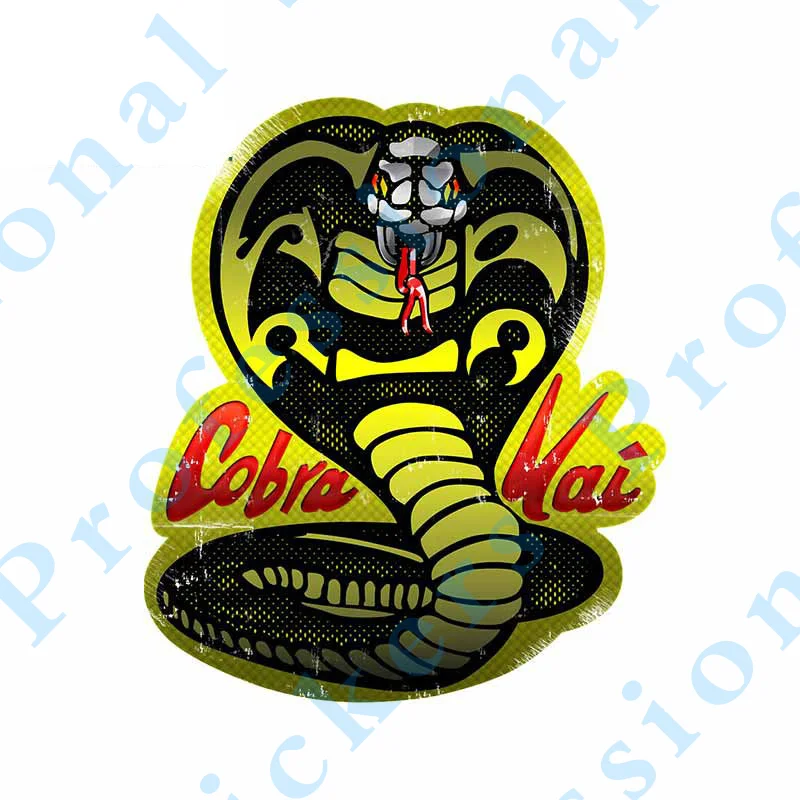 Cobra Kai круг Логотип большая кобра тонкая наклейка для Ван RV Виниловая пленка