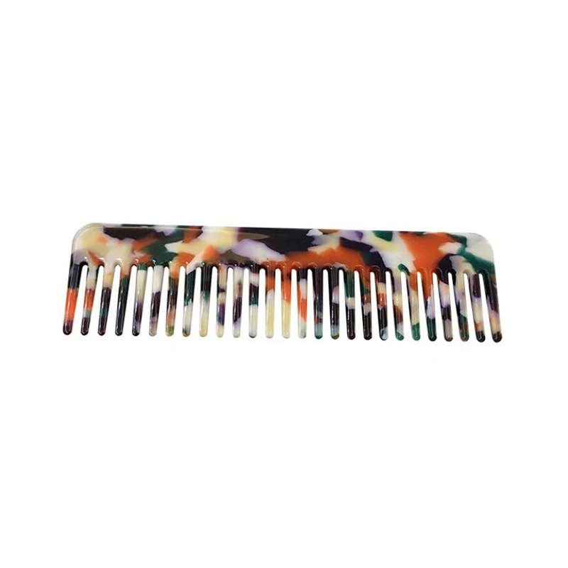 

Korean Fashion Acetate Anti-static Massage Hair Combs Colorful Hairdressing Comb Hair Brush For Women Girls Hair Styling Tool