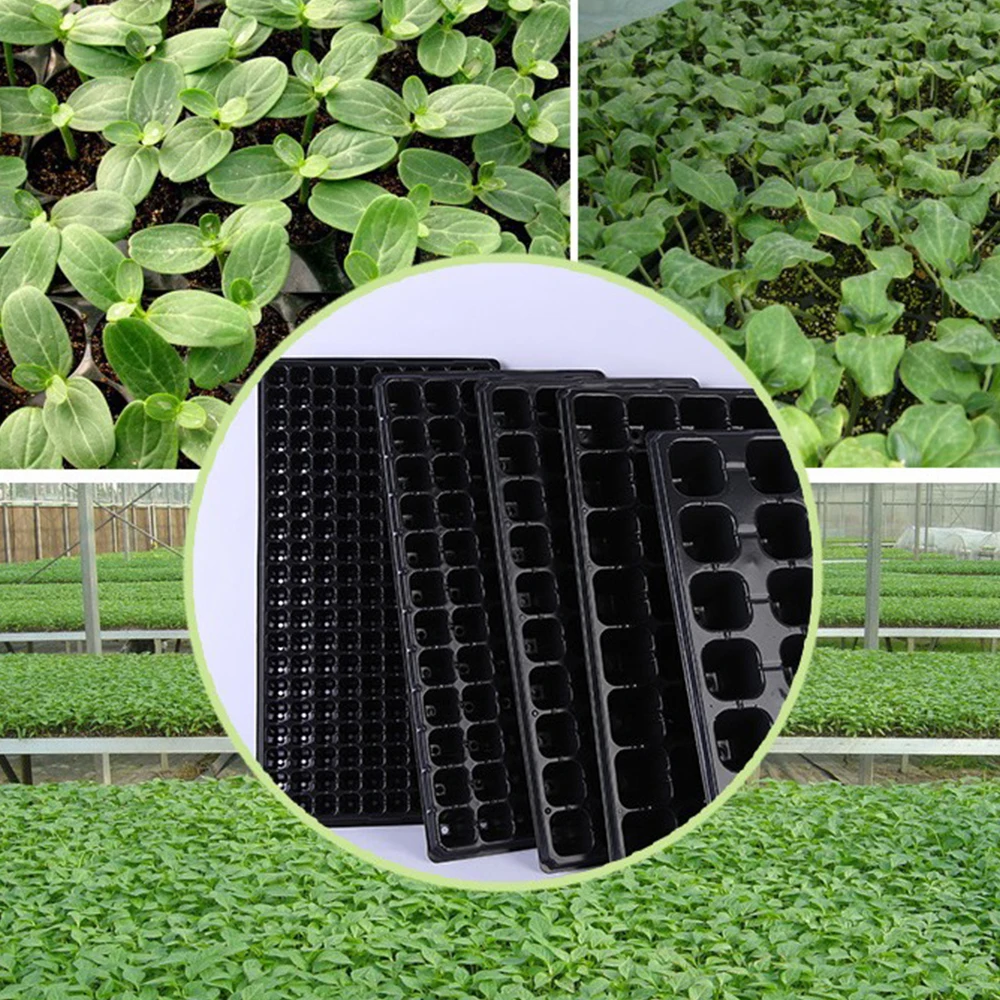 

50/72/105/128 Hole Germination Plant Cells Seedling Starter Tray Flower Pots Nursery Grow Starter Tray