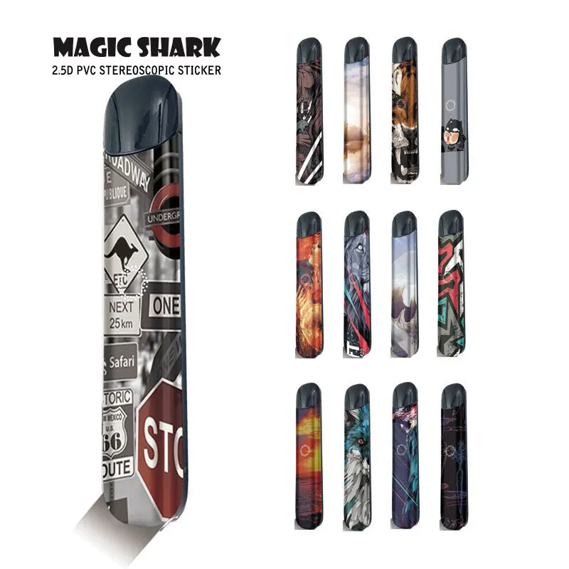 Волшебная Акула Лев Бэтмен тигар вывеска Орел ПВХ бумпи обертывания чехол