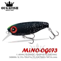 fishing accessories lure minnow weights 2 7g 38mm floating bait leurre brochet wobblers trolling pesca carp fishing tackle