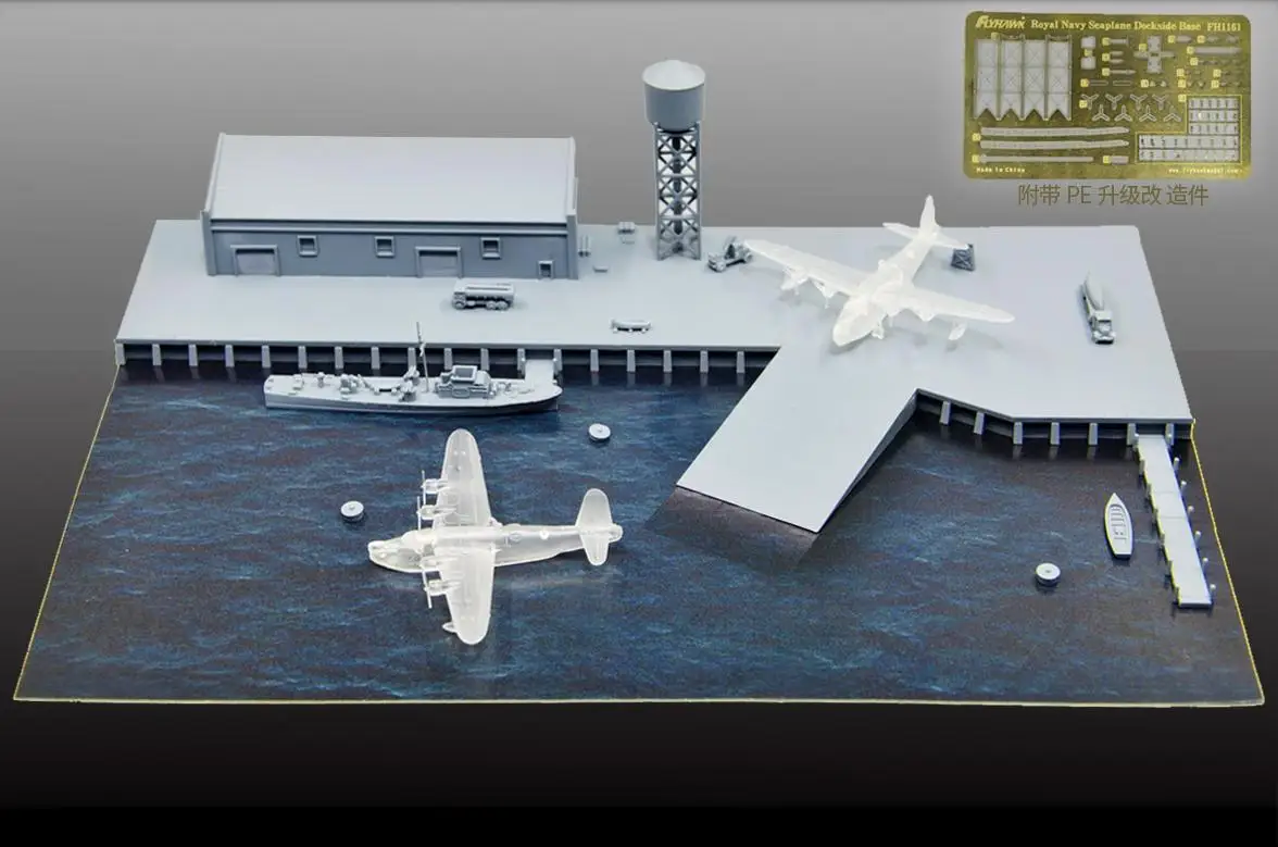 Flyhawk FH1161 1/700 Королевский флот морской самолет DOCKSIDE Базовый комплект Несобранных
