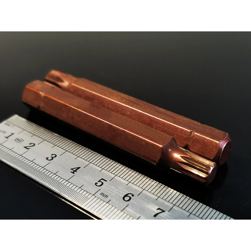 Набор из 5 магнитных отверток 75 мм с шестигранным хвостовиком 12 точек 10