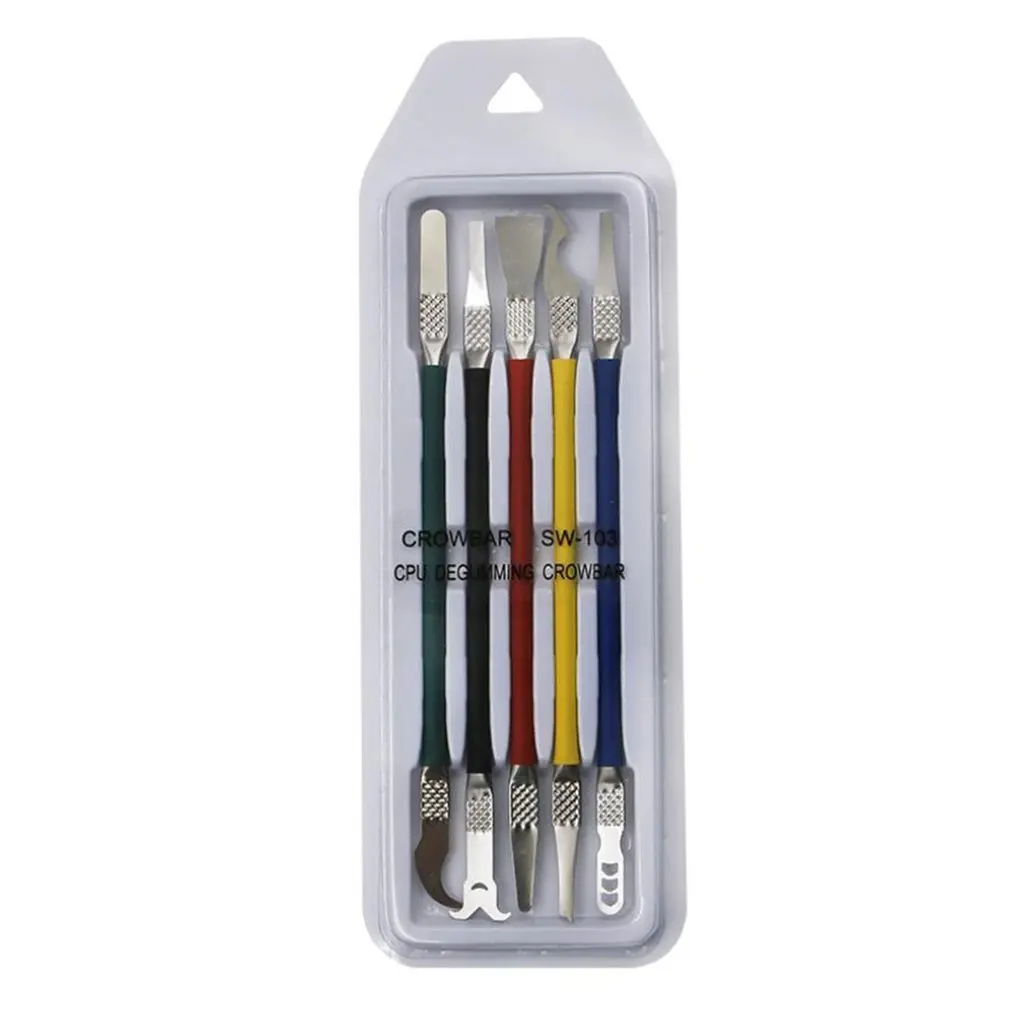 

5 шт./компл. набор инструментов для ремонта микросхем IC, устройство для удаления металла процессора, устройство для удаления внешнего интерф...