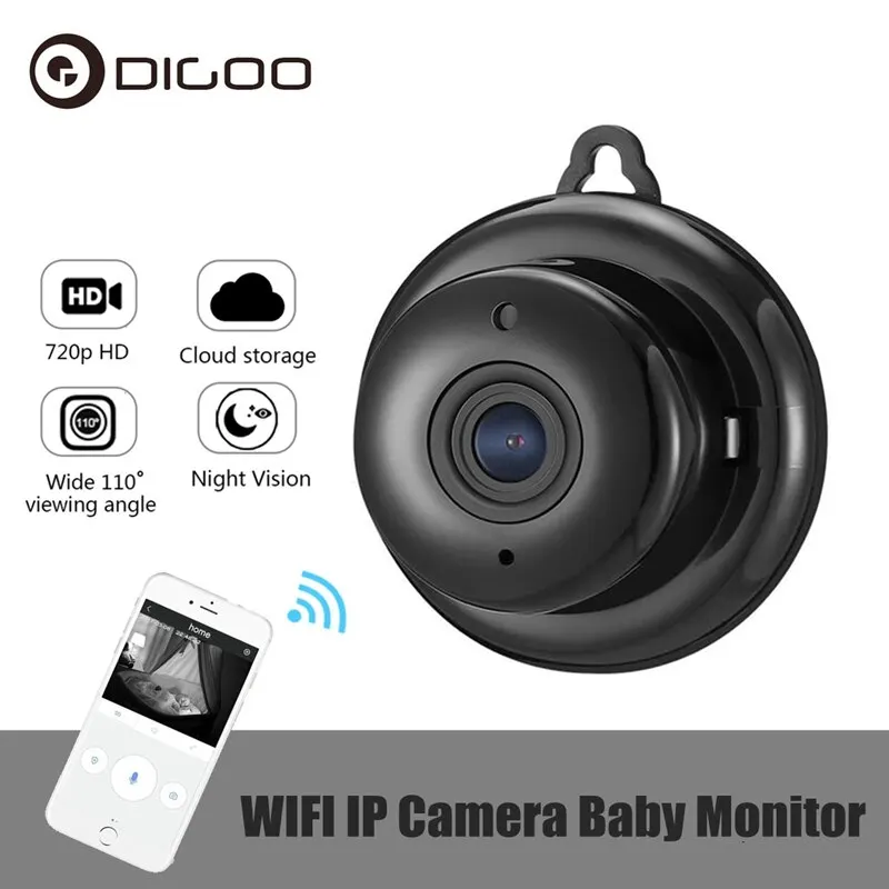 Беспроводная Wi Fi камера Digoo DG MYQ IP 720P облачное хранилище ночное видение