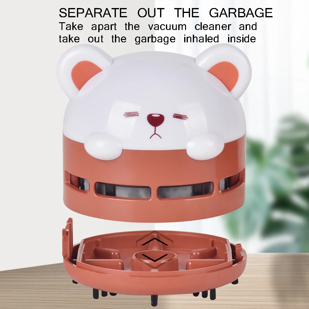 Популярный портативный мини пылесос с мультяшным изображением для углового