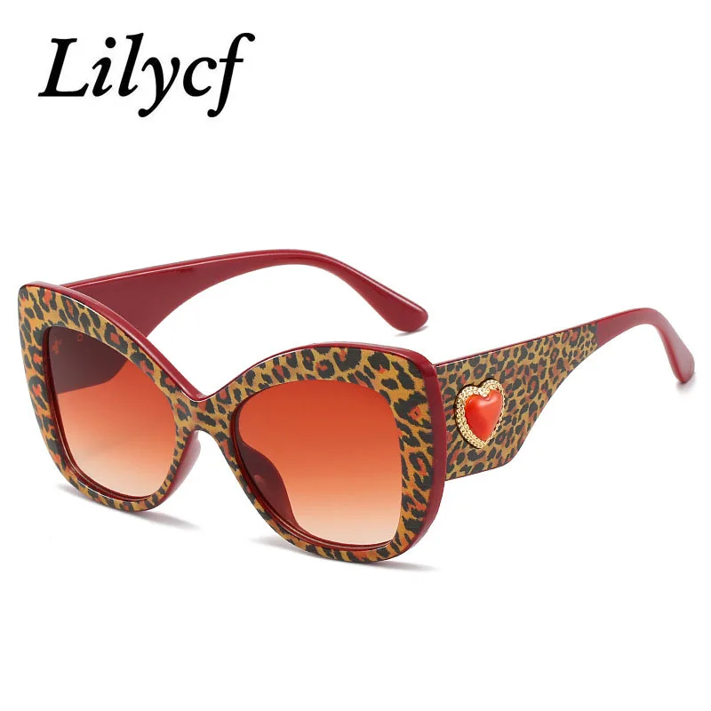 2019 Новые квадратные любовь солнцезащитные очки Polygon рамка ретро-козырек женские