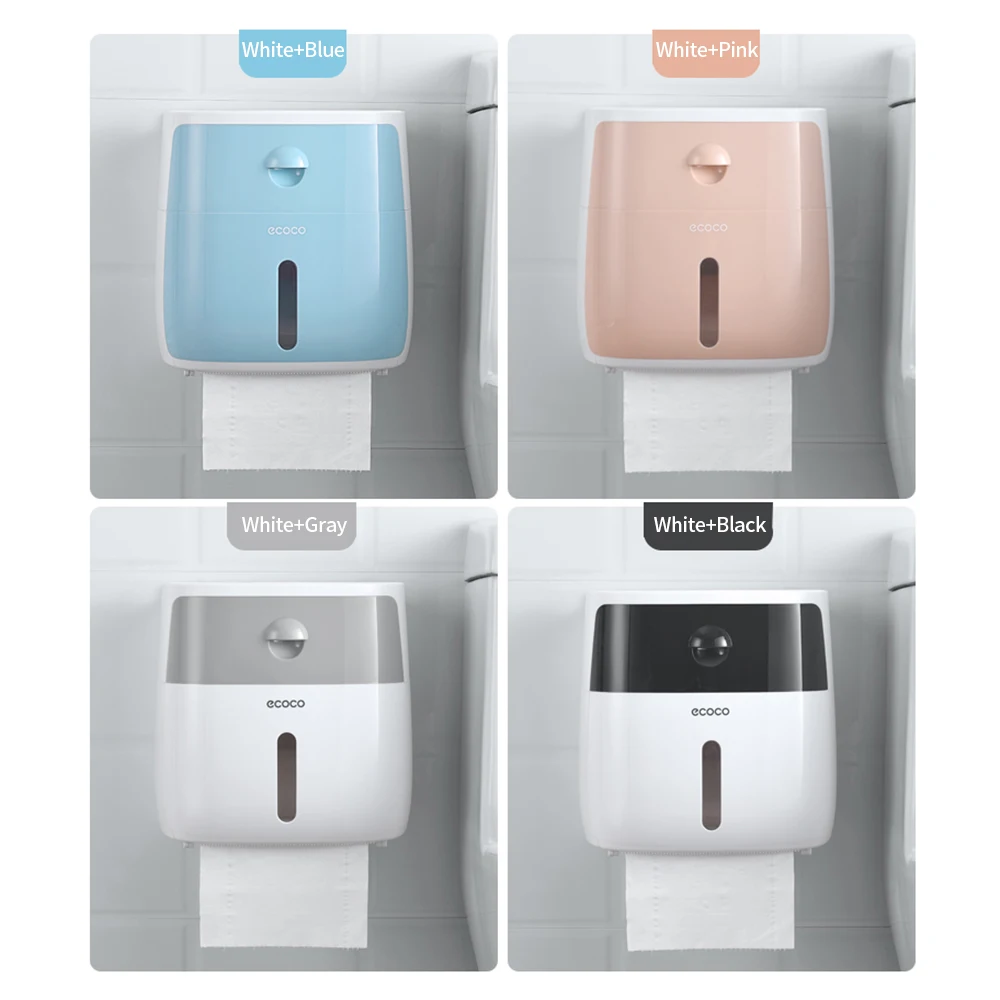 Держатель для туалетной бумаги водонепроницаемый настенный поднос рулон трубка