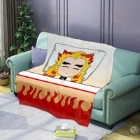 anime bedspread blanke high density super soft flannel blanket to on for the sofabedcar portable comfortable plaids