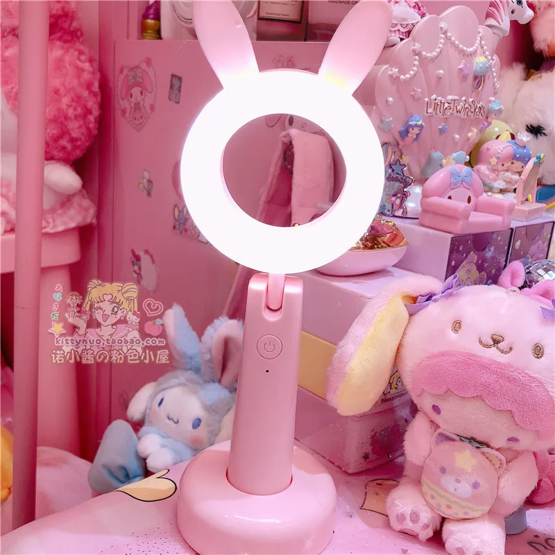 

Lovely Pink Animal Bear Rabbit 3 Colors Night Light Lamp For Kids Study Gifts