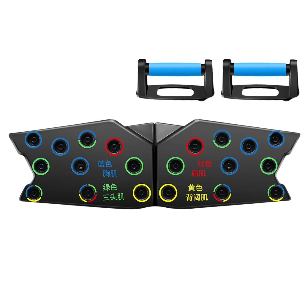 

Push Up Board with Instruction Print Body Building Fitness Exercise Tools Men Women Push-up Stands For GYM Body Training