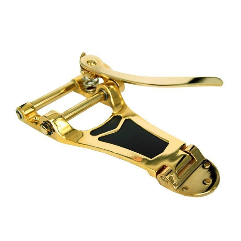 

Golden Tremolo Vibrato Bridge Tailpiece Hollow body Archtop for Les Paul Guitar