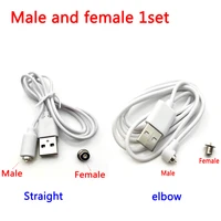 1sets magnetic pogo pin connector male female usb cable power charge 2a for thermos cup %e2%80%8btoy supplies medical wearable device