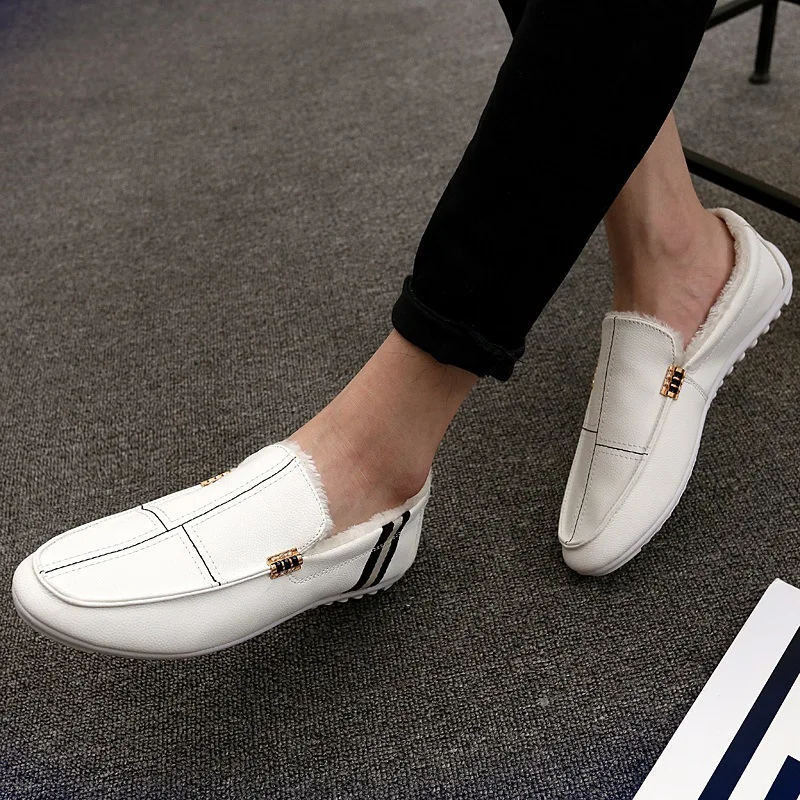 Мужская кожаная обувь Сезон Зима Ltalian на мягкой подошве Zapatos de cuero los hombres