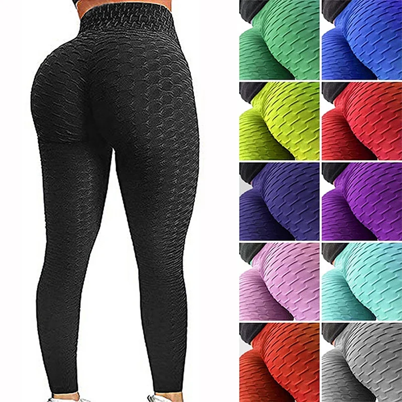 

Антицеллюлитные леггинсы, женские леггинсы с высокой талией, спортивные женские леггинсы для фитнеса, женские сексуальные штаны для спортз...