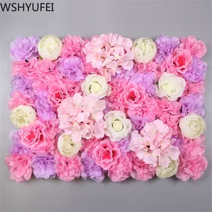 Шелковые Розы WSHYUFEI, 40x60 см, трава, искусственные цветы для украшения стен, романтический декор для свадьбы