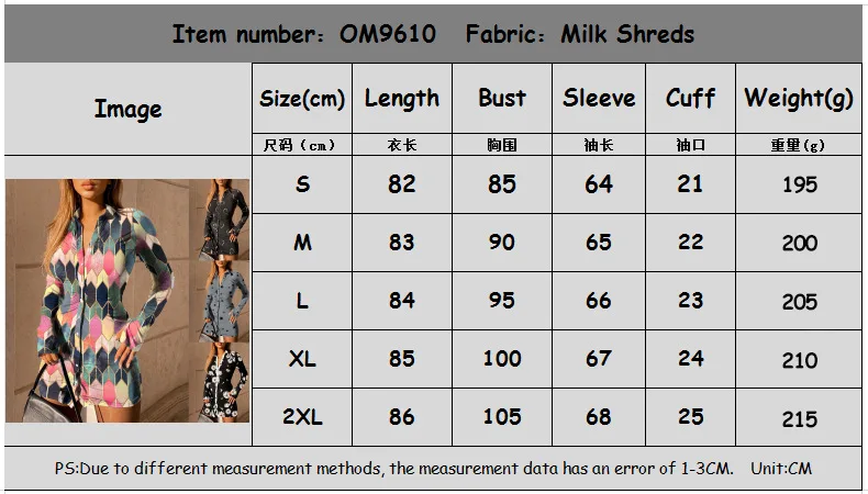 

Wepbel Slim-Fit Cardigan Shirt Dress Slim Fits Printed Women Shirt Dress Long Sleeve Lapel Sheath Bodycon Dress Streetwear