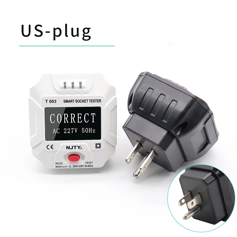 Тестер розеток Habotest HT106 Pro Voltage Test Socket Detector UK EU Plug Ground Zero Line Проверка полярности