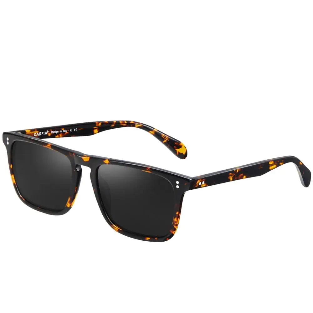 Классические квадратные солнцезащитные очки Carfia для мужчин и женщин модные