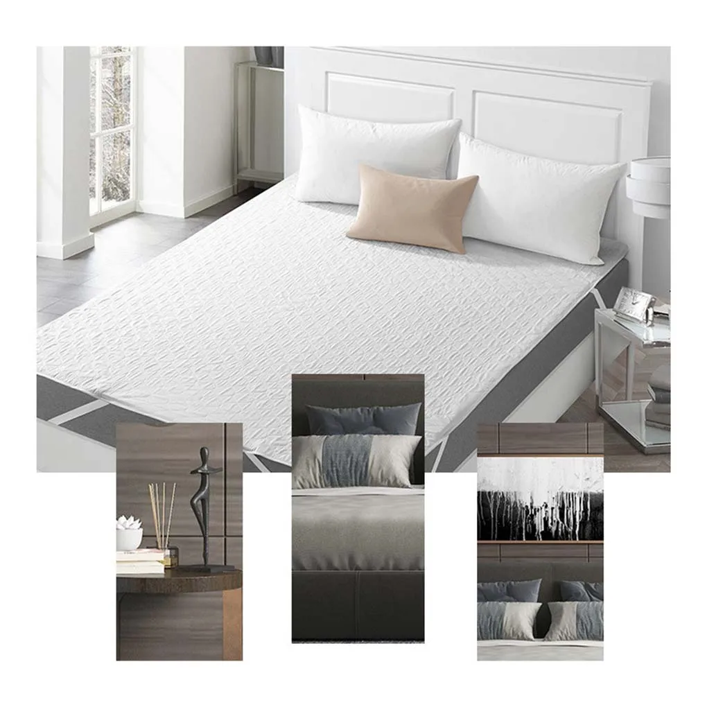 

All Season Waterproof Mattress Cover Solid Color Breathable Washable Fitted Sheets Bedding Supplies, 99x190cm