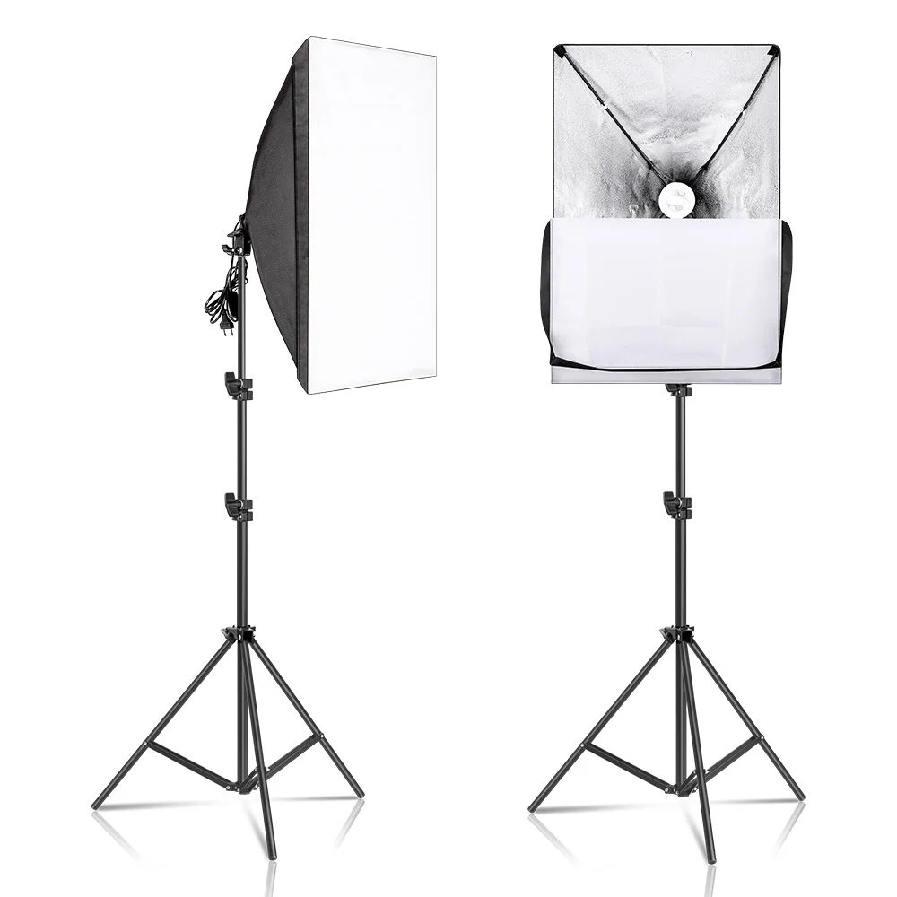 

Софтбокс SH для фотосъемки 50x70 см, набор аксессуаров для фотостудии, держатель E27, софтбокс, аксессуары